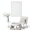 Orgthin Self Adhesive Wallpaper Border White Foam Modern-2