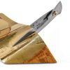 QDYMXUN Brushed Gold Self Adhesive Wallpaper Border Modern-3