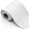 Taaizau Wood Grain White Self Adhesive PVC Wallpaper Border-0