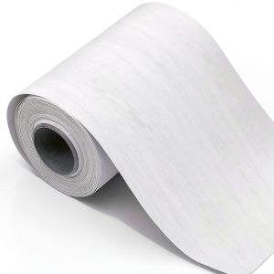 Taaizau Wood Grain White Self Adhesive PVC Wallpaper Border-0