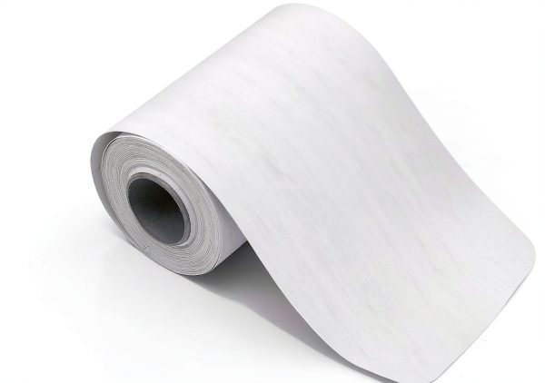 Taaizau Wood Grain White Self Adhesive PVC Wallpaper Border-0