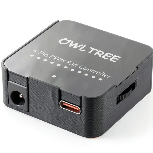 OwlTree PWM Fan Hub 6 Port 60W Type C DC Power Supply-0