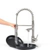 AIMADI Kitchen Faucet Brushed Nickel Pull Down Sprayer-3