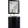 LONGKING Floral Wallpaper Border Self-Adhesive PVC Black-3