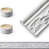 Orgthin Self Adhesive Wallpaper Border White Foam Modern-1