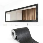 LONGKING Floral Wallpaper Border Self-Adhesive PVC Black-0