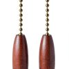 Aceple Walnut Ceiling Fan Pull Chain Retro Style Hand-0