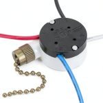Ceiling Fan Switch Bsentster Brass 3 Speed Pull Chain-0