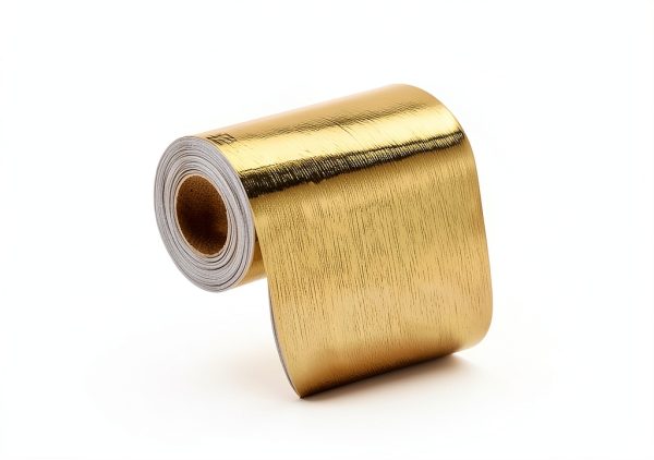 QDYMXUN Brushed Gold Self Adhesive Wallpaper Border Modern-4