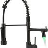 AIMADI Oil Rubbed Bronze Kitchen Faucet LED Touch On-0