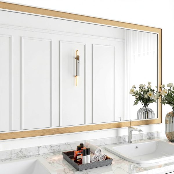 Wallink Gold Metallic Wallpaper Border Peel Stick Vinyl-1