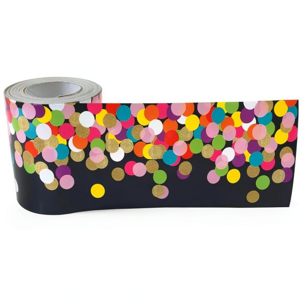 Teacher Created Resources Confetti Border Trim Classroom-2