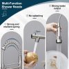 AIMADI Wall Mount Kitchen Faucet Stainless Steel Dual-4