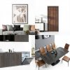 Seonta Self Adhesive Wood Wallpaper Border Dark Walnut-2