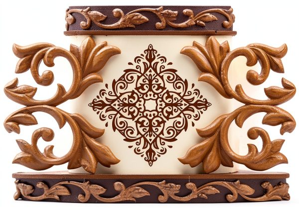 Dundee Deco Wallpaper Border Retro Gold Brown Self Adhesive-0