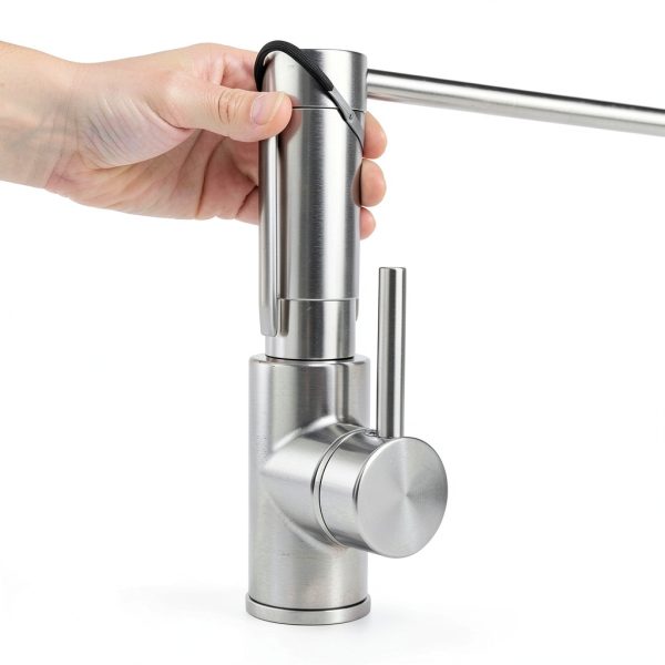 AIMADI Kitchen Faucet Brushed Nickel Pull Down Sprayer-2