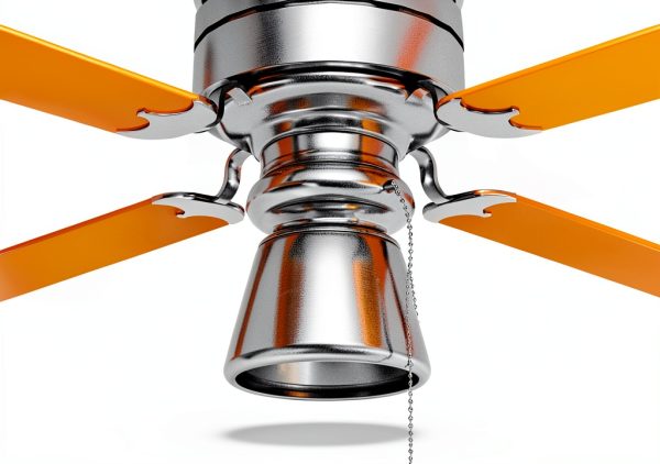 LINGTONG Ceiling Fan Pull Chains Crystal Glass Silver Modern-3