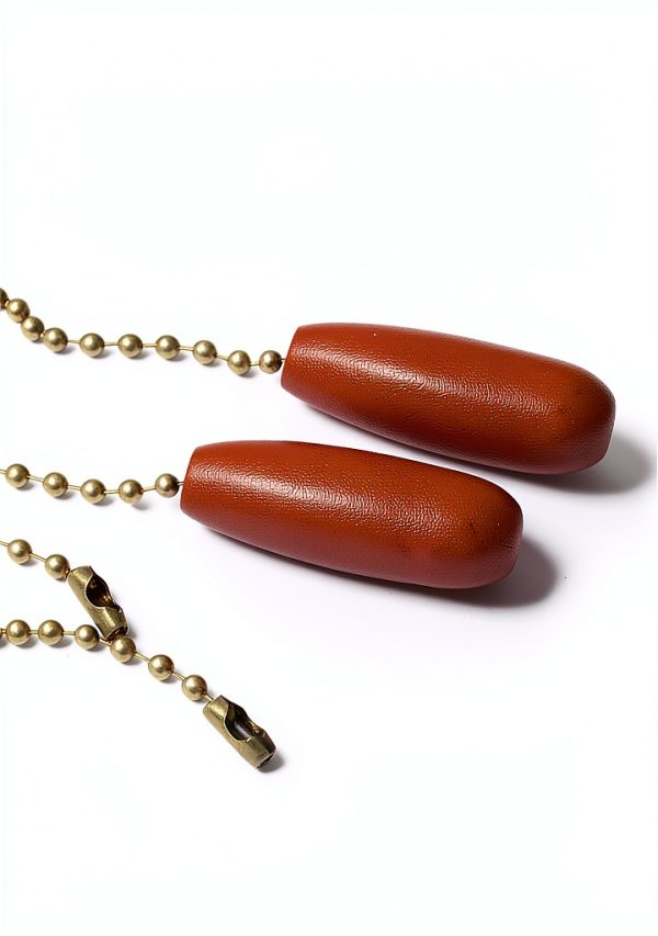 Aceple Walnut Ceiling Fan Pull Chain Retro Style Hand-5