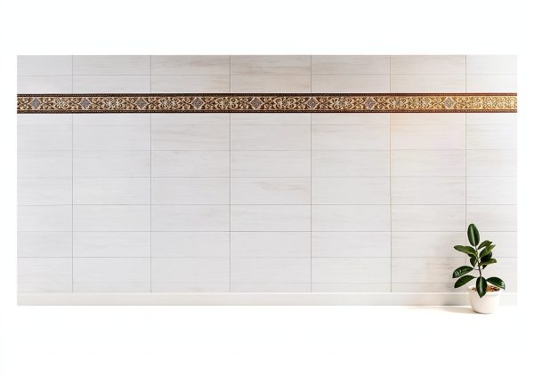 Dundee Deco Wallpaper Border Retro Gold Brown Self Adhesive-2
