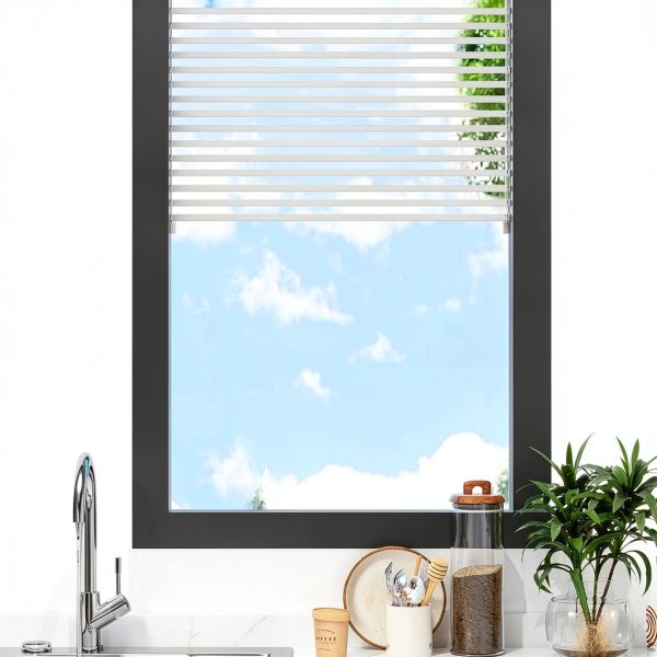 YENHOME Black Mirror Frame Border Peel and Stick Paper-3