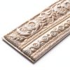 TaoBary White PVC Wallpaper Border Vintage Floral Design-2