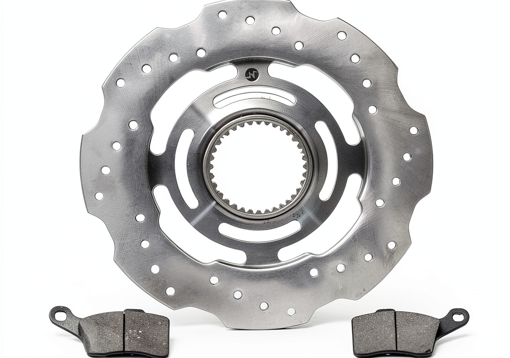 NICHE brake rotor installed on a Ski-Doo snowmobile