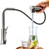 FORIOUS L-Shaped Kitchen Faucet Stainless Steel-1