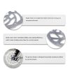 Surron Light Bee Brake Rotors BAOUFF Steel Vented-3