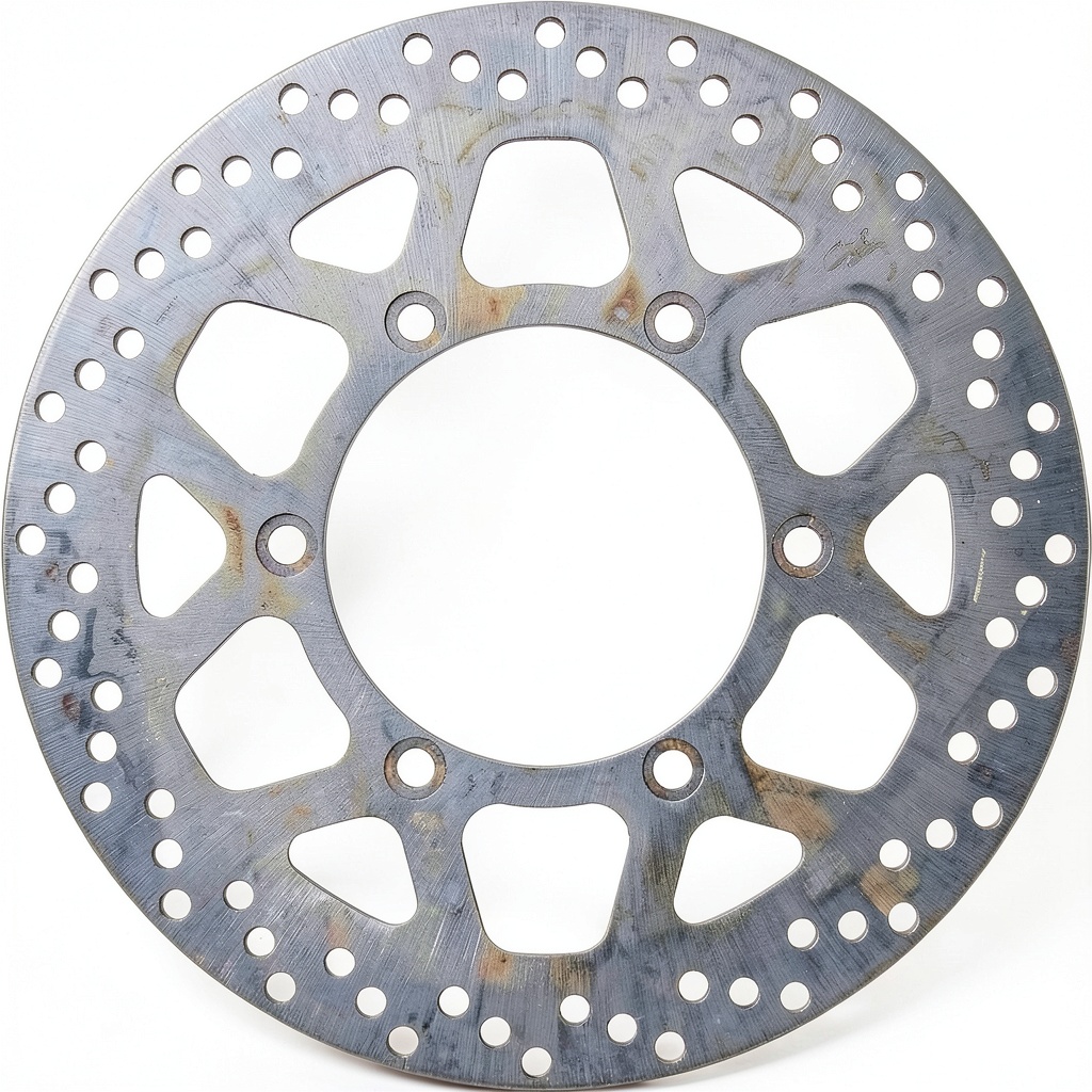 NICHE front brake rotor installed on a Suzuki Intruder Volusia 800