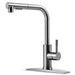 FORIOUS L-Shaped Kitchen Faucet Stainless Steel-0