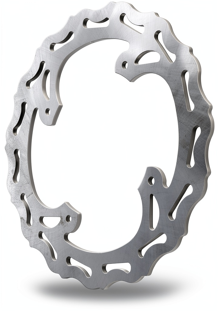 OTINUBEE brake rotor installed on a Honda CRF450R