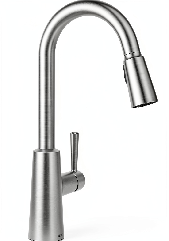 Moen Riley faucet installed in a modern kitchen