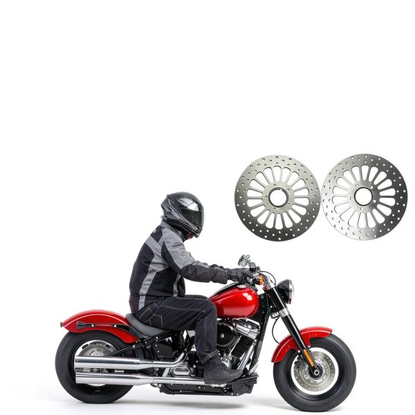 Harley Brake Rotors Innturt Chrome-1