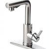 FORIOUS L-Shaped Kitchen Faucet Stainless Steel-2