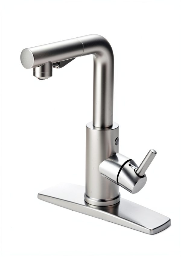 FORIOUS L-Shaped Kitchen Faucet Stainless Steel-2