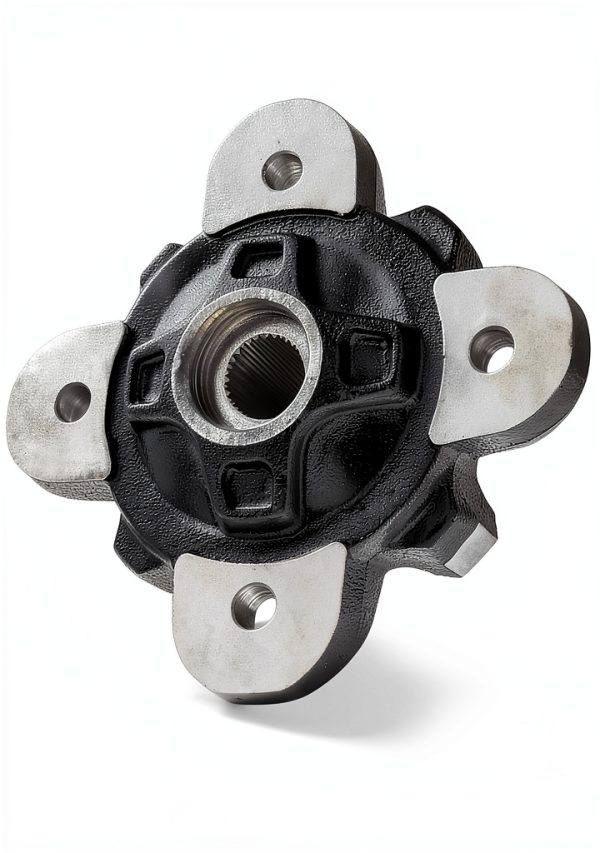 Polaris Front Wheel Hub and Brake Rotor Kit M MATI Stainless Steel-4