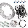 Polaris Front Wheel Hub and Brake Rotor Kit M MATI Stainless Steel-0