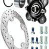 Polaris Front Wheel Hub and Brake Rotor Kit M MATI Stainless Steel-1