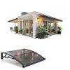 Door Awning 39x48 Polycarbonate 2-Panel with Drainage by KIZYRQ-6