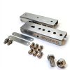 ADVANING Universal Roof Mount Bracket for Retractable Awnings, Premium Quality 3mm Gauge Brushed Stainless Steel, ZAW-RM-BRK-4