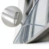 2PC Window Door Wall Frosted Canopy, 15.8 x 23.6 Inch Door Shelter Window Cover Window Awning PET for Sun UV Rain Shelter-2