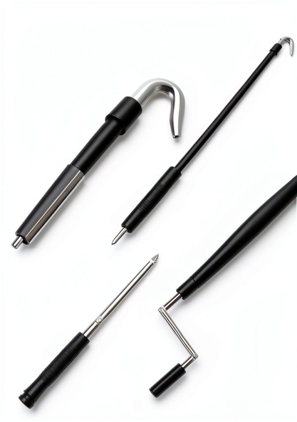 Heavy Duty Manual Awning Crank Handle Toddmomy RV Stainless Steel-4