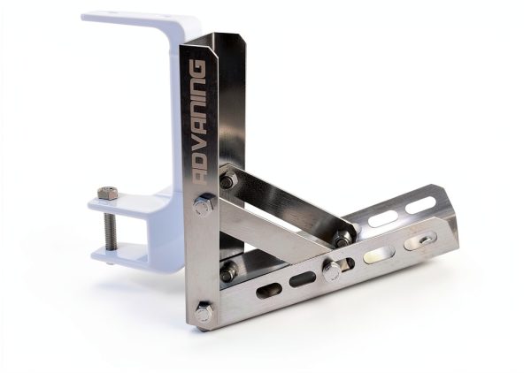 ADVANING Universal Roof Mount Bracket for Retractable Awnings, Premium Quality 3mm Gauge Brushed Stainless Steel, ZAW-RM-BRK-1