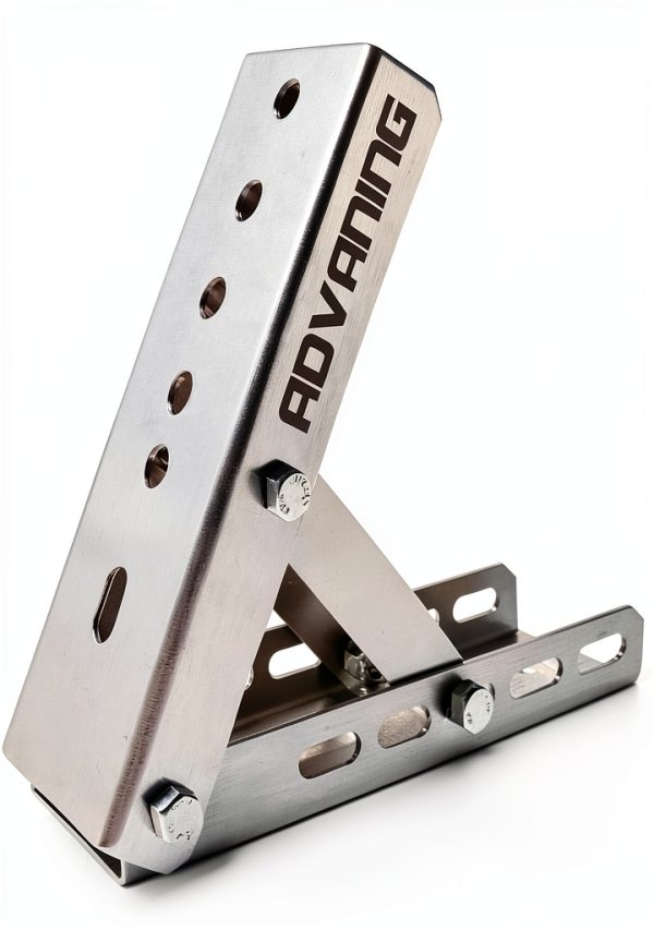 ADVANING Universal Roof Mount Bracket for Retractable Awnings, Premium Quality 3mm Gauge Brushed Stainless Steel, ZAW-RM-BRK-0