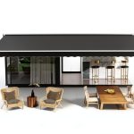 Retractable Awning Replacement AECOJOY 13x8 FT Grey Canopy for Patio-0