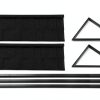 Metal Awning by MorningRo 52x31 Black Frame for Doors & Windows-5