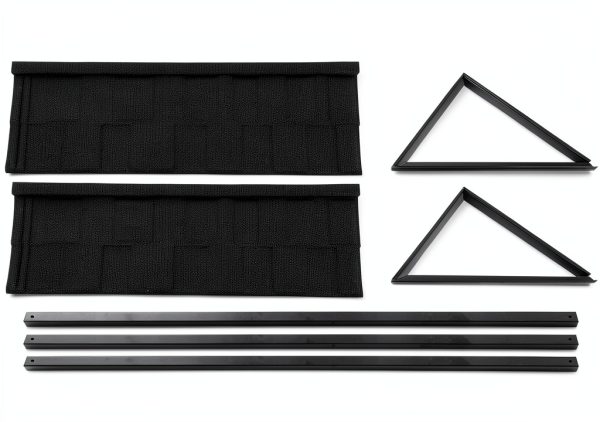 Metal Awning by MorningRo 52x31 Black Frame for Doors & Windows-5