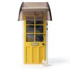 Window Awning Outvita 40x35in Polycarbonate Canopy Brown/Black Bracket-6