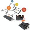 Fixed Metal Awnings BIGalleons 52x31 Black Tile Shaped Canopy-4