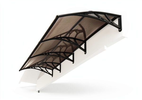 Window and Door Awning 40x48in NEBAIKA Polycarbonate Overhang Canopy-6
